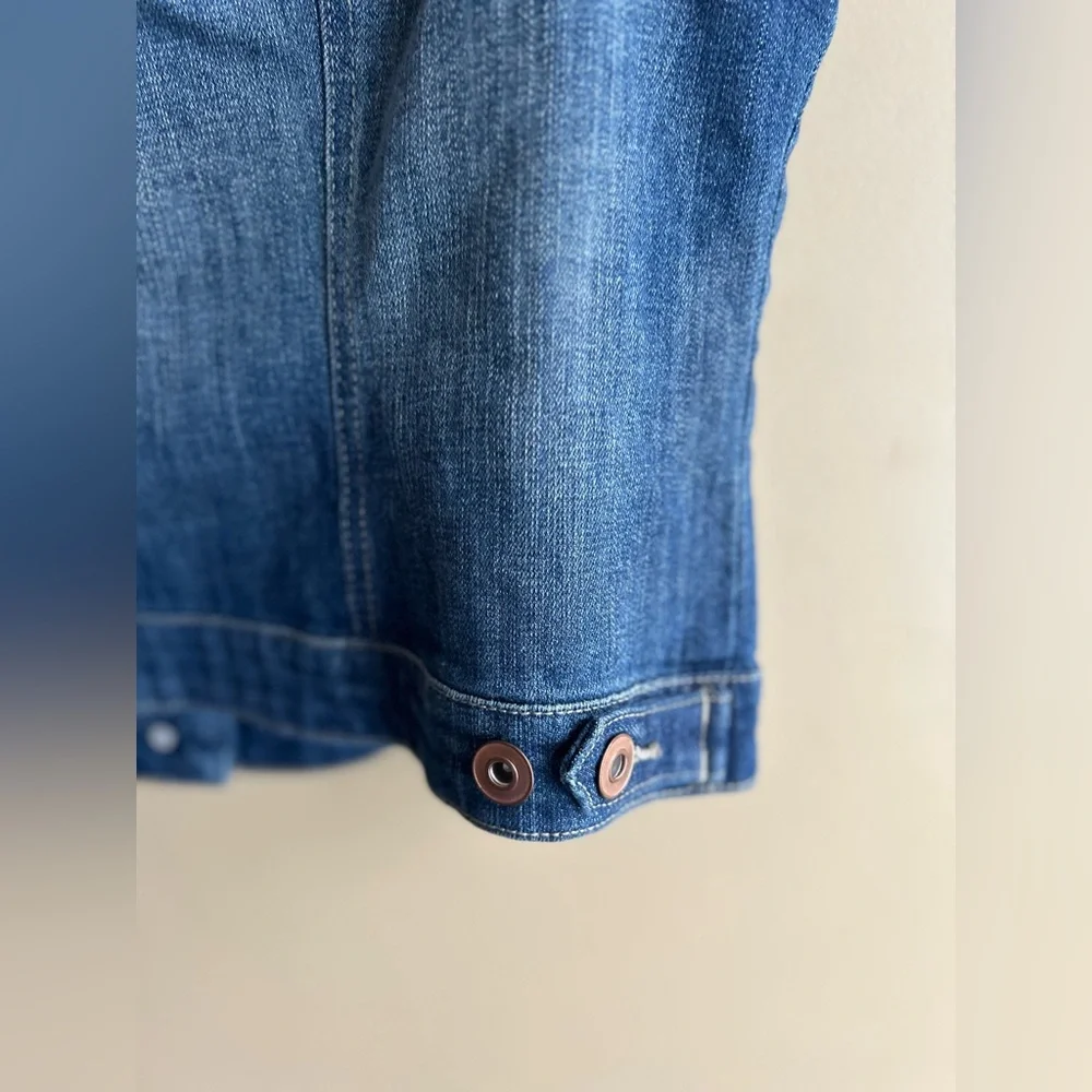 Cotton denim vest - Picture 10 of 11